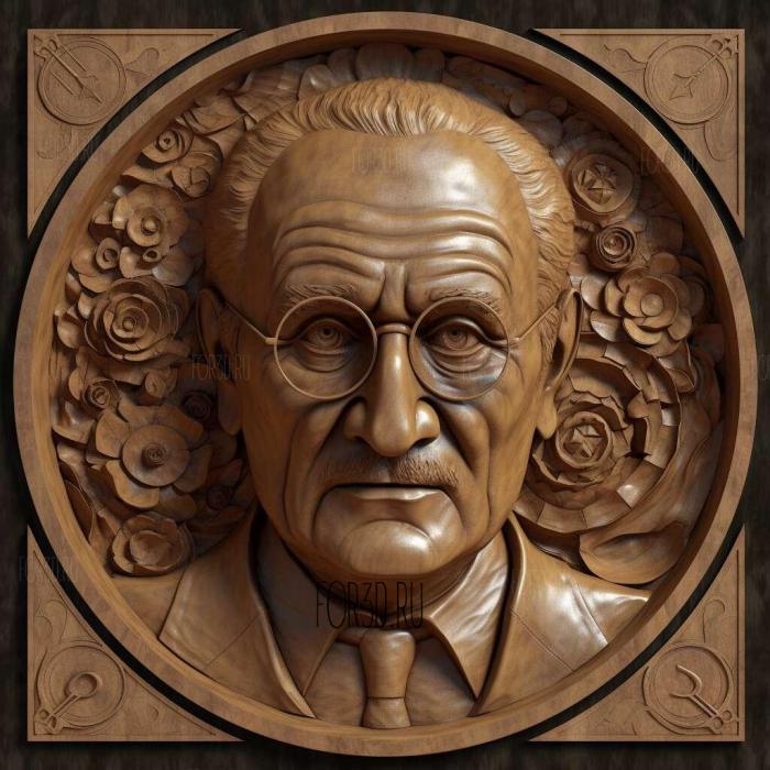 carl jung 2 stl model for CNC